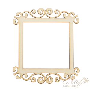 Frame with ornaments