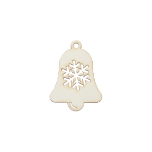 Christmas bell with snowflake