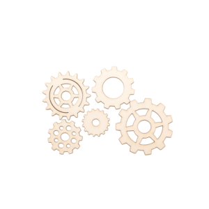 Gears - set of 5 pieces