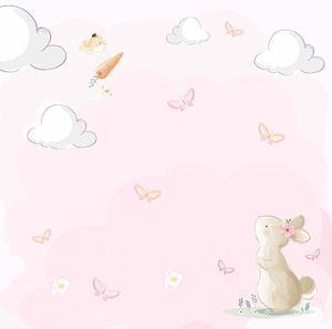 Лист дизайнерска хартия Cute Little Bunny 30x30 - CREA2001-03