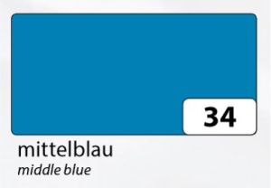 Paper Folia 130 gr - 34 middlel blue