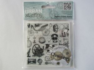 Rubber stamp - Square Urban - 95х95 mm