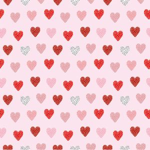 Design Pattern Hearts&Love 30x30 - CREA2301-14